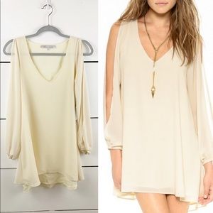 Lovers and friends slit sleeve dress